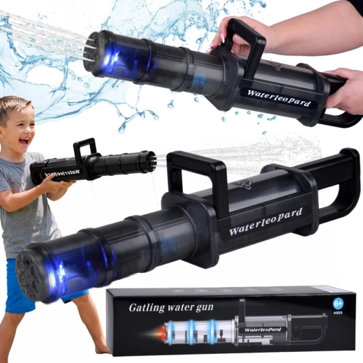 Elektrisk vandblaster med LED-belysning, automatisk pumpning