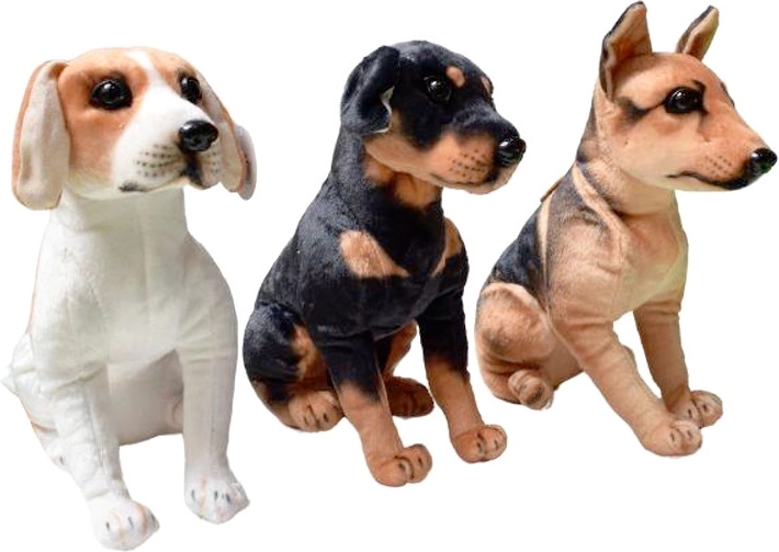 Plys-hund – store racer