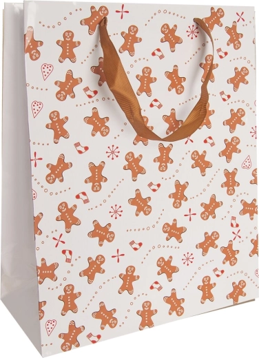 Gavepapirspose med honningkage 26 × 12 × 32 cm