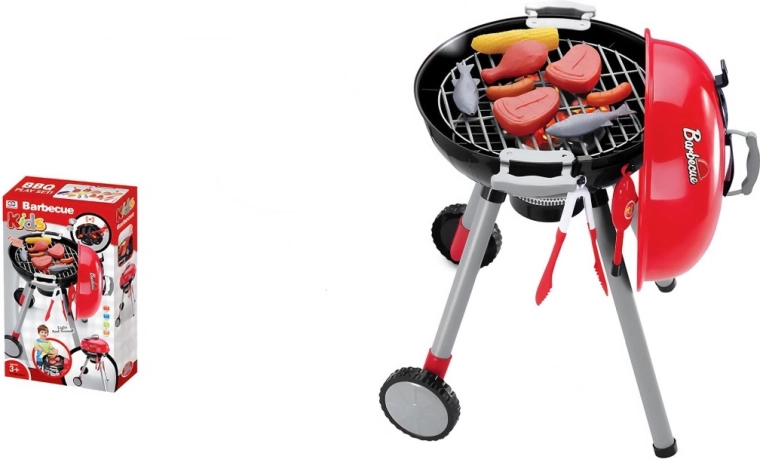 Børnegrill på batteri med grillsæt