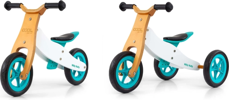 Milly Mally børneløbecykel 2-i-1 Cool classic mint - 1 stk