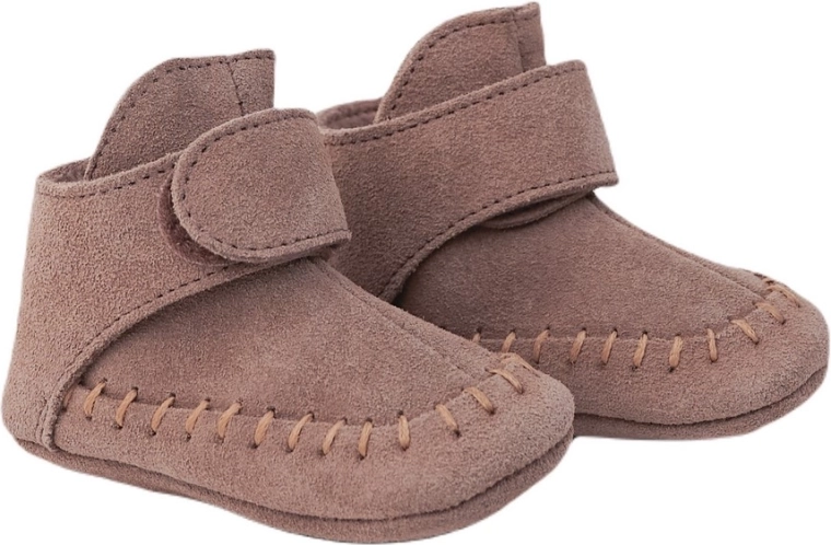 Lodger walker læderhjemmesko mocassin beaver (15–18 måneder)