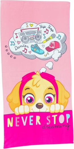 Pink håndklæde Paw Patrol