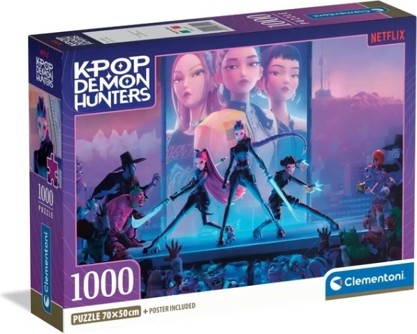 Puslespil med 1000 brikker K‑Pop Demon Hunters