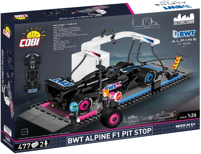 Officielt licenseret Alpine F1 pit stop
