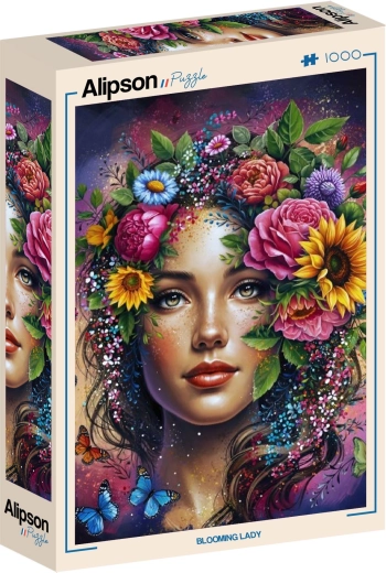 Alipson puslespil Blomstrende dame 1000 brikker