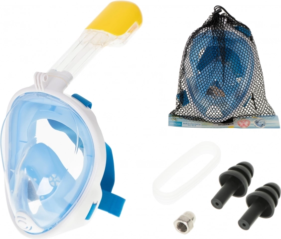 Fuldface snorkelmaske S/M blå