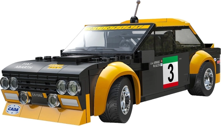Licenseret rallymodel af Fiat Abarth