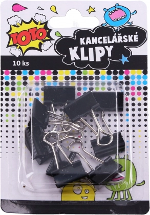 Kontorklip 10 stk., 19 mm