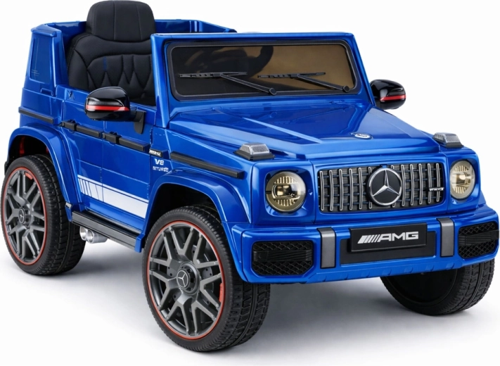 Elektrisk Mercedes-AMG G 63-bil til børn – Blå