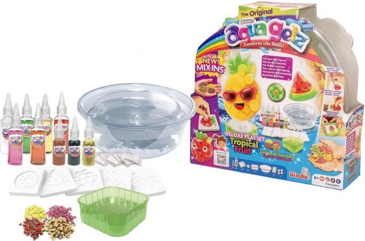 Aqua Gelz kreativt sæt med tropiske frugter