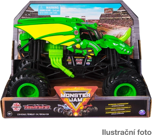 Monster Jam metalmodel af monstertruck 1:24 – Grave Digger (assort)