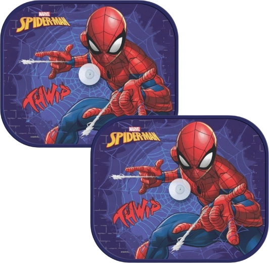 Solskærme til bil med Spider-Man, 2 stk.