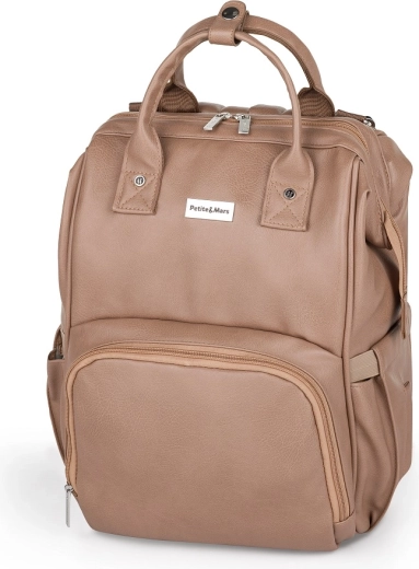 Stelterygsæk til barnevogn Jasper Camel Beige PETITE&MARS