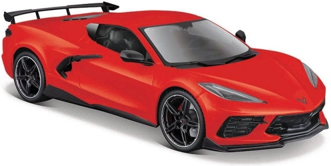 Sammensat model Chevrolet Corvette 1/24 rød