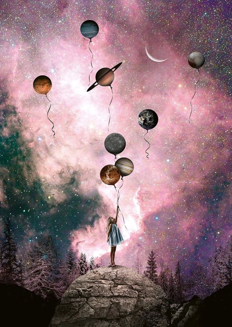 Schmidt puslespil Længsel efter planeten 1000 brikker