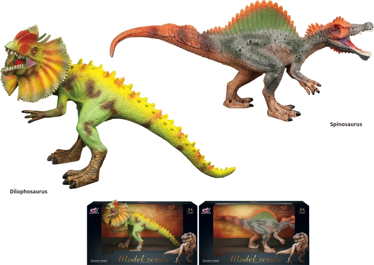 Dinosaurverden – sæt med dinosaurfigurer, 2 typer