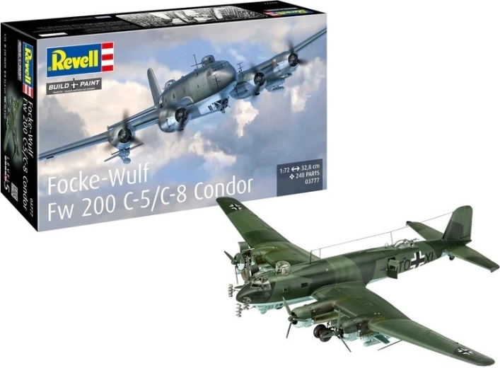 Plastikmodel af flyet Focke-Wulf FW 200 C-5/C-8