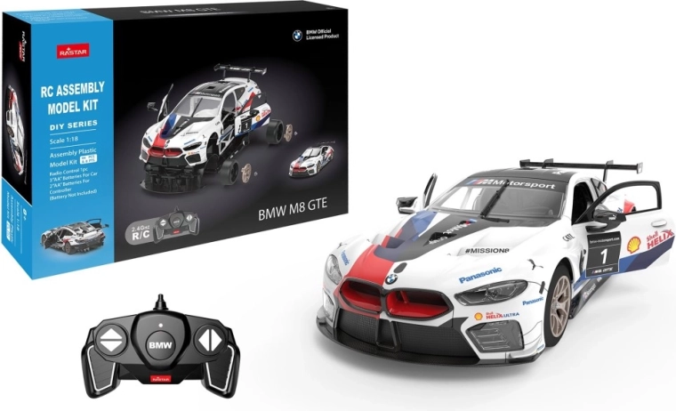 R/C-byggesæt BMW M8 GTE i skala 1:18