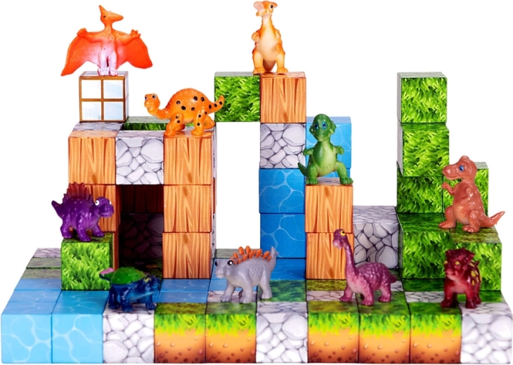 Kreativ 3D‑verden af natur og dinosaurer