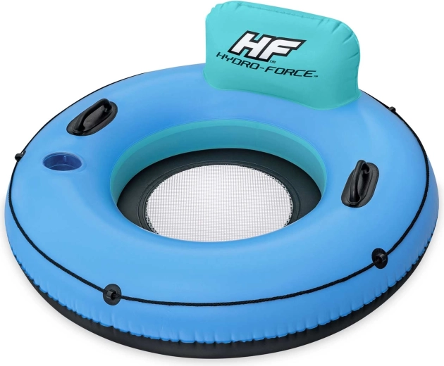 Oppustelig badering med ryglæn 106 cm BESTWAY Hydro-Force Rider