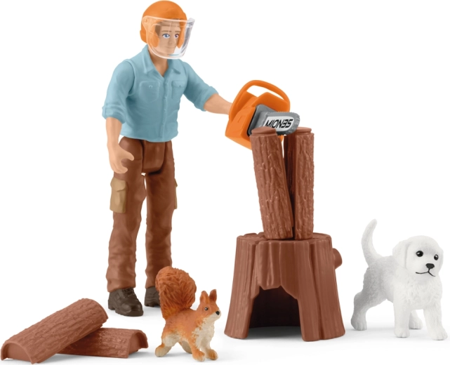 Skovarbejder – legetøjssæt SCHLEICH Pocket Set