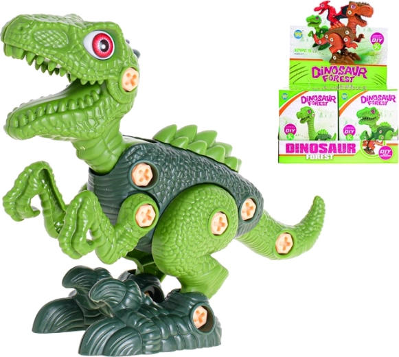 Skruedinosaur - 1 stk.
