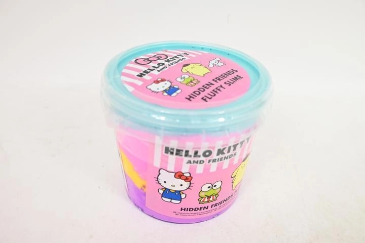 Hello Kitty and Friends fluffy slime i spand med overraskelse (minifigur)