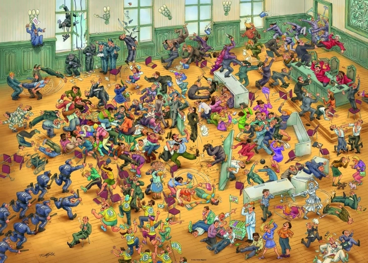 Puslespil 1000 brikker Retfærdighed for alle