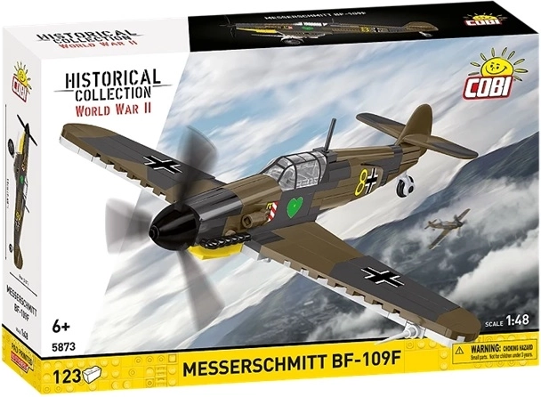 Cobi Historical Collection WWII Messerschmitt BF-109F byggesæt fly 1:48 (123 dele)