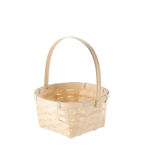 Let, men robust kurv i pastelfarver
