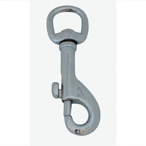 Roterende karabinhage 80 × 20 mm, krom, pakke med 10 stk.