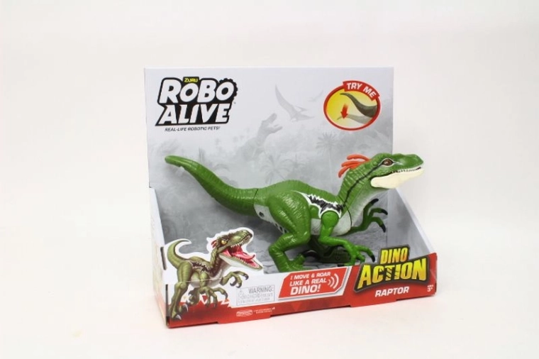 ZURU Robo Alive dinosaur raptor med lyd