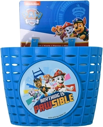 Børnecykelkurv til styr – Paw Patrol
