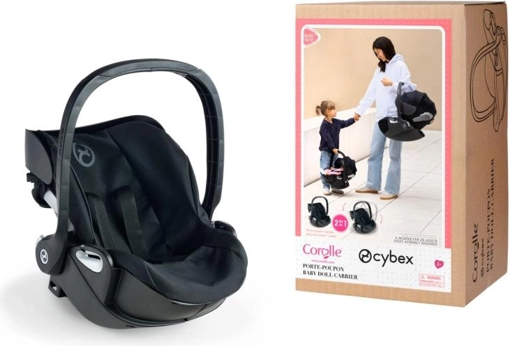 Cybex Black 2i1 autostol og vugge til dukker