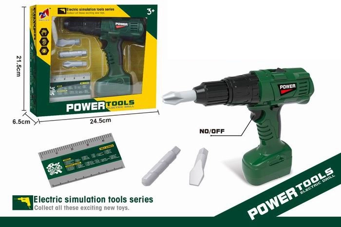 Børne akku-boremaskine på batterier