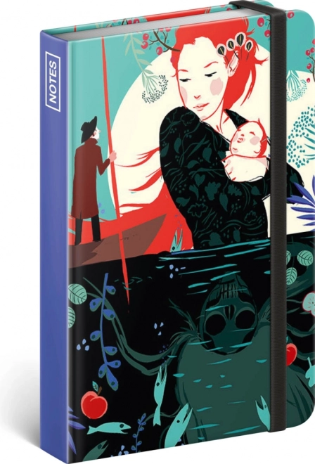 Linjebog med originalt design af Kateřina Bažantová 11 × 16 cm