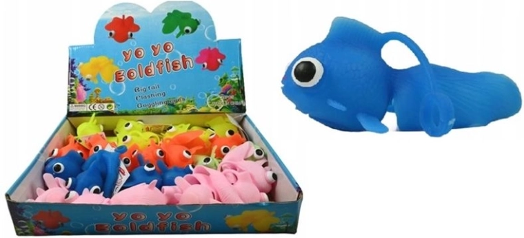 Antistress squishy lysende fisk