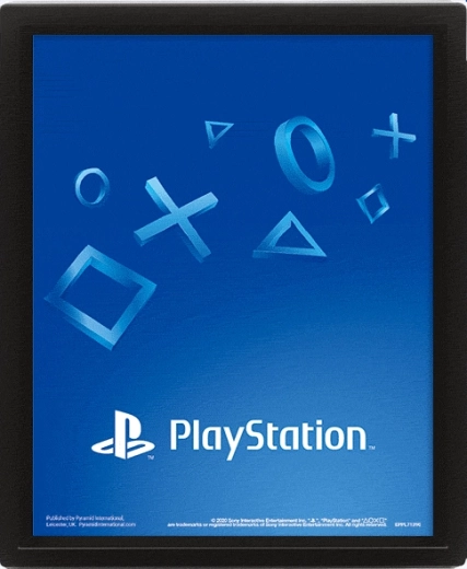 3D lentikulær plakat PlayStation