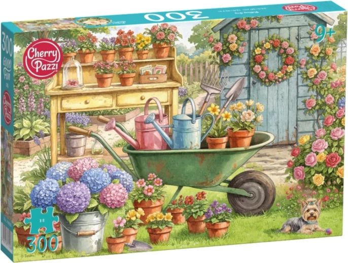 Cherry Pazzi puslespil Blomstrende have 300 brikker