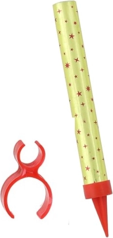 Partyfontæne i guld med flaskeholder