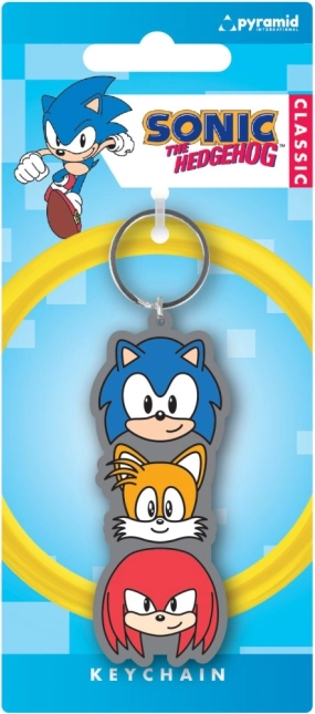 Sonic nøglering – licenseret gummi