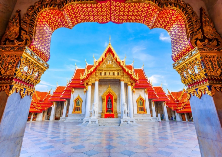 Enjoy puslespil Marmortemplet Bangkok 1000 brikker