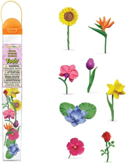 Safari Ltd. Toobs-rør blomster