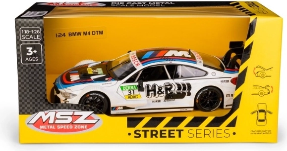 Samlermodel BMW M4 DTM 1:24 hvid