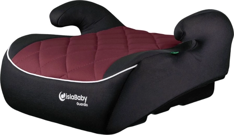 IslaBaby Guardio selepude til bil til børn 125–150 cm, vinrød - 1 stk.