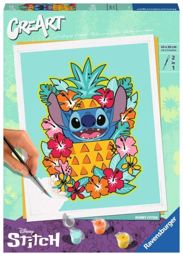 Ravensburger CreArt maling efter tal Disney Stitch - 1 stk.