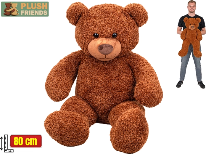 Plys-bamse Plush Friends 80 cm brun
