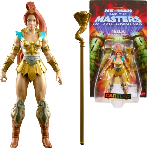 Mattel Masters of the Universe Origins Teela-figur 14 cm med tilbehør