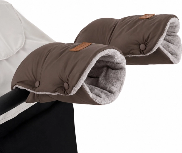 Petite&Mars håndmuffe til barnevogn Jasie dark walnut